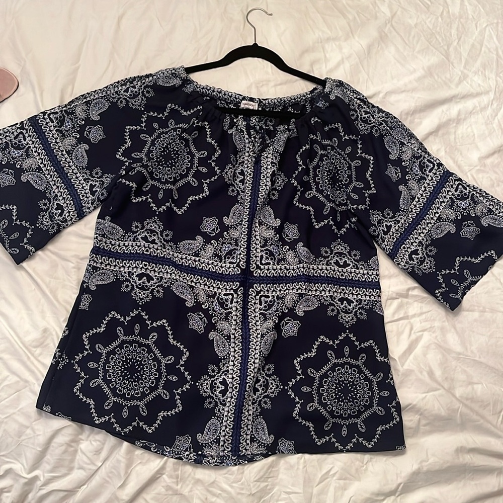 Westport Navy Blouse